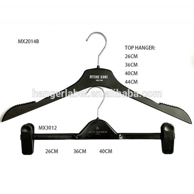 high quality plastic top and pant suit hangers