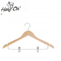 Factory price nuturalcolor custom cheap hangers High Quality wooden hangers for clothes