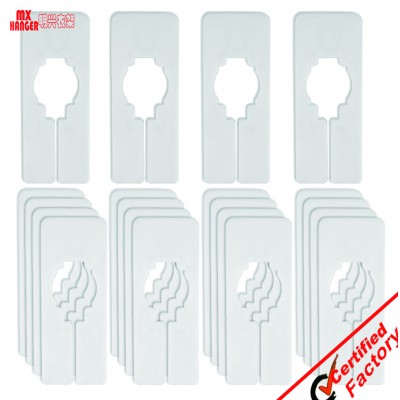 Plastic Rectangular Size Dividers - XS,S,M,L,XL,XXL Size Dividers Closet Dividers Hangers Square Size Rack Divider