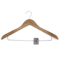 Hot Sale Clothing Hanger China Factory New Design Bamboo Clothes Hangers Bamboo